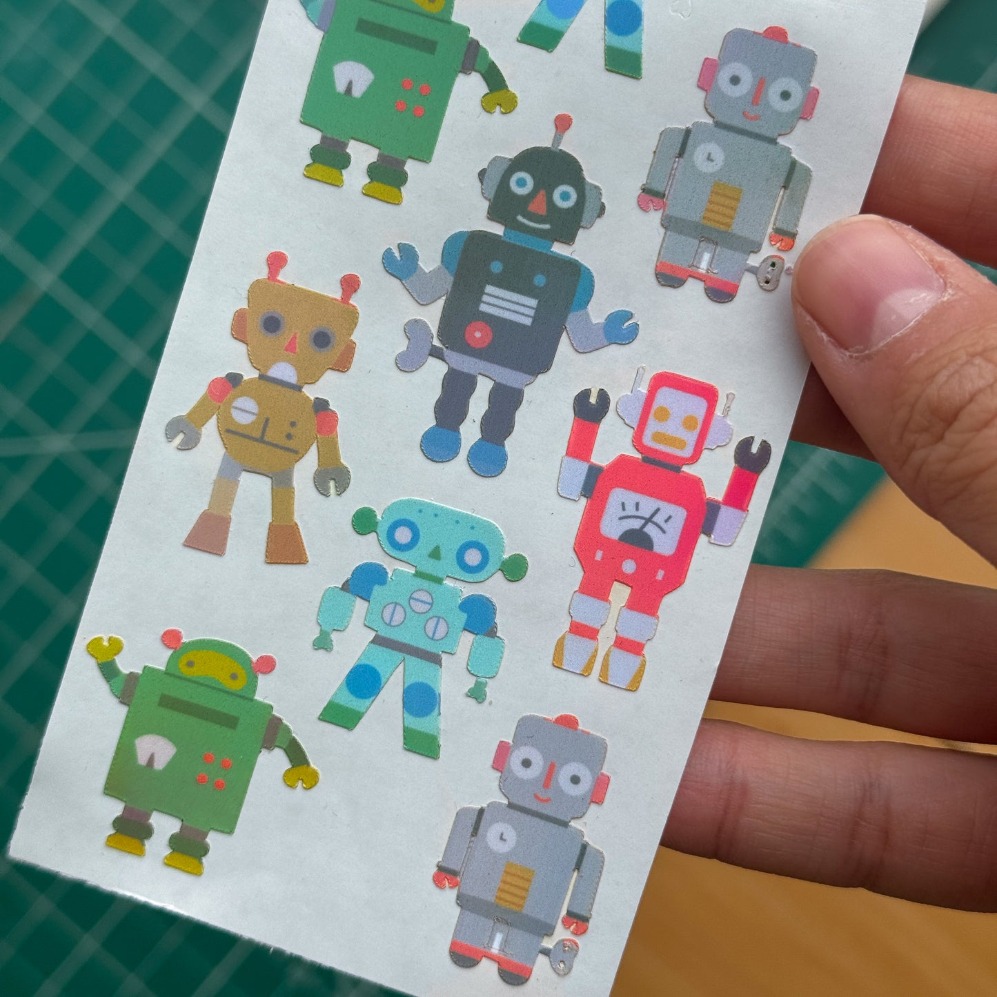 Toy Robot - Sticker Sheet