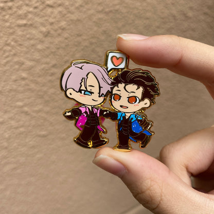 Yuri on Ice Chibi Enamel Pin