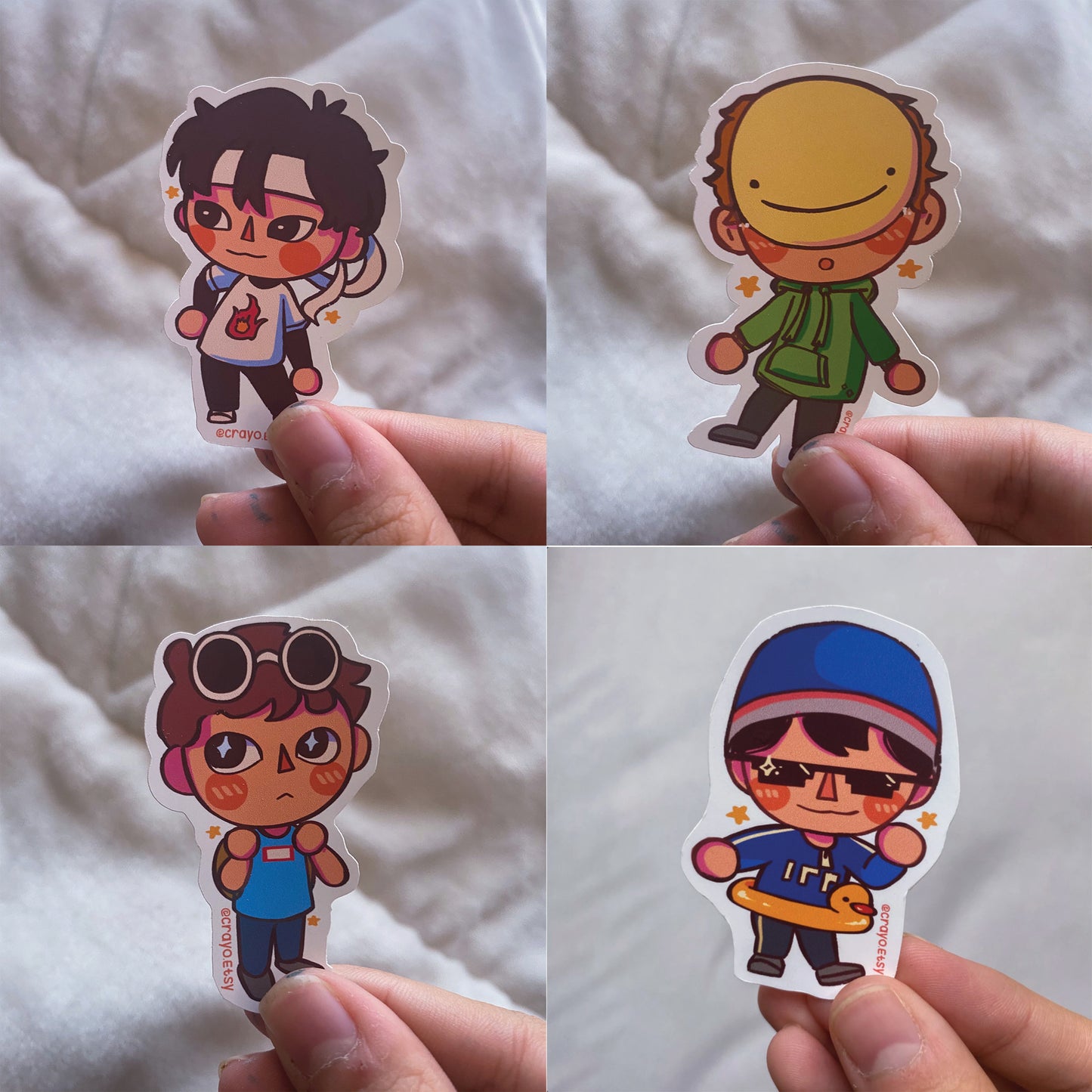 MCYT Animal Crossing Stickers !! qsmp, dsmp